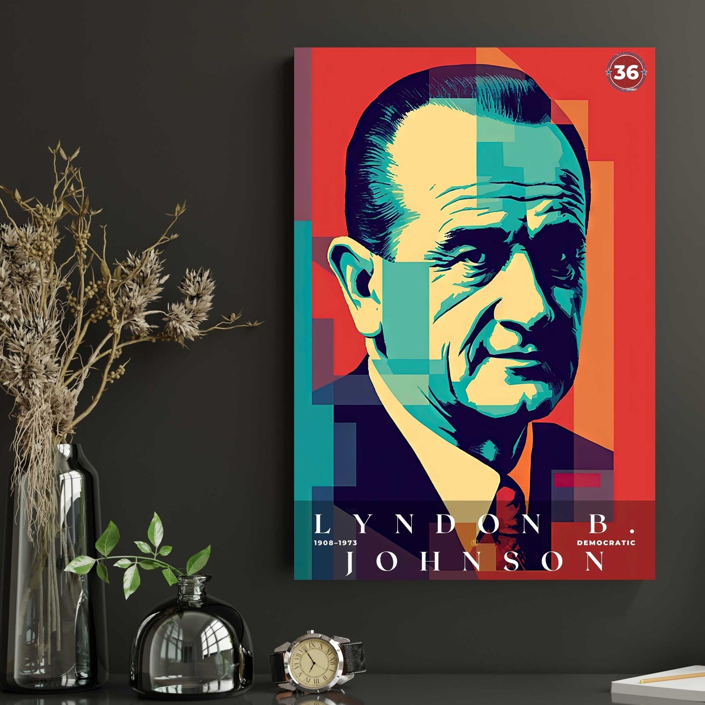 Lyndon B Johnson Poster | S01