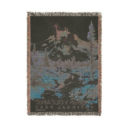 Lassen Volcanic National Park Woven Blanket | S04