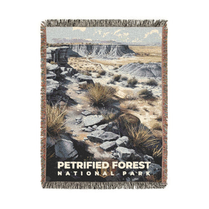 Petrified Forest National Park Woven Blanket | S17