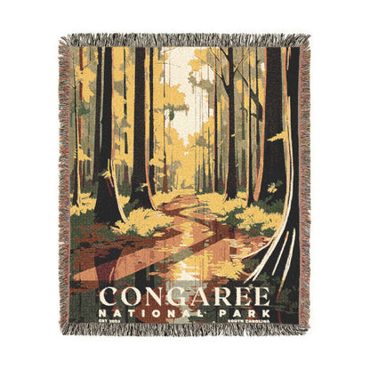 Congaree National Park Woven Blanket | S03