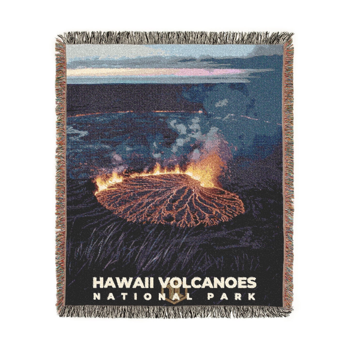 Hawaii Volcanoes National Park Woven Blanket | S19