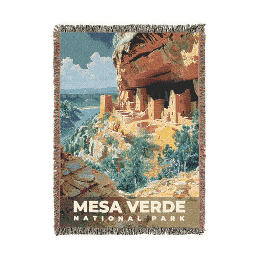 Mesa Verde National Park Woven Blanket | S18