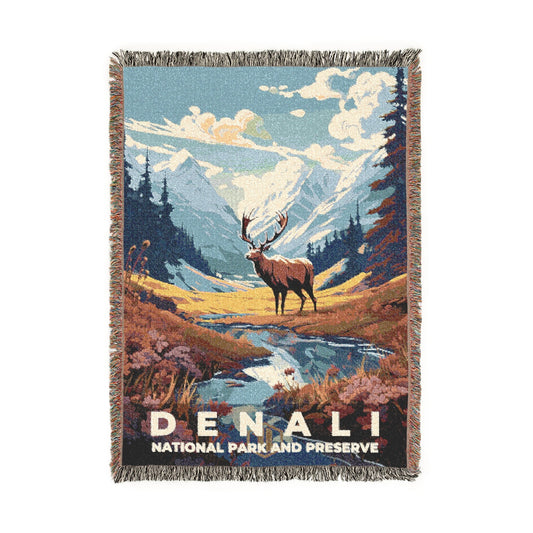Denali National Park Woven Blanket | S07