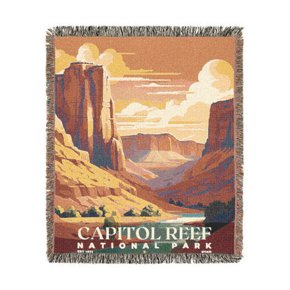 Capitol Reef National Park Woven Blanket | S05