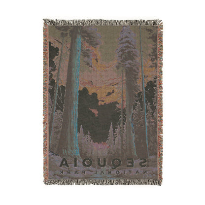 Sequoia National Park Woven Blanket | S07