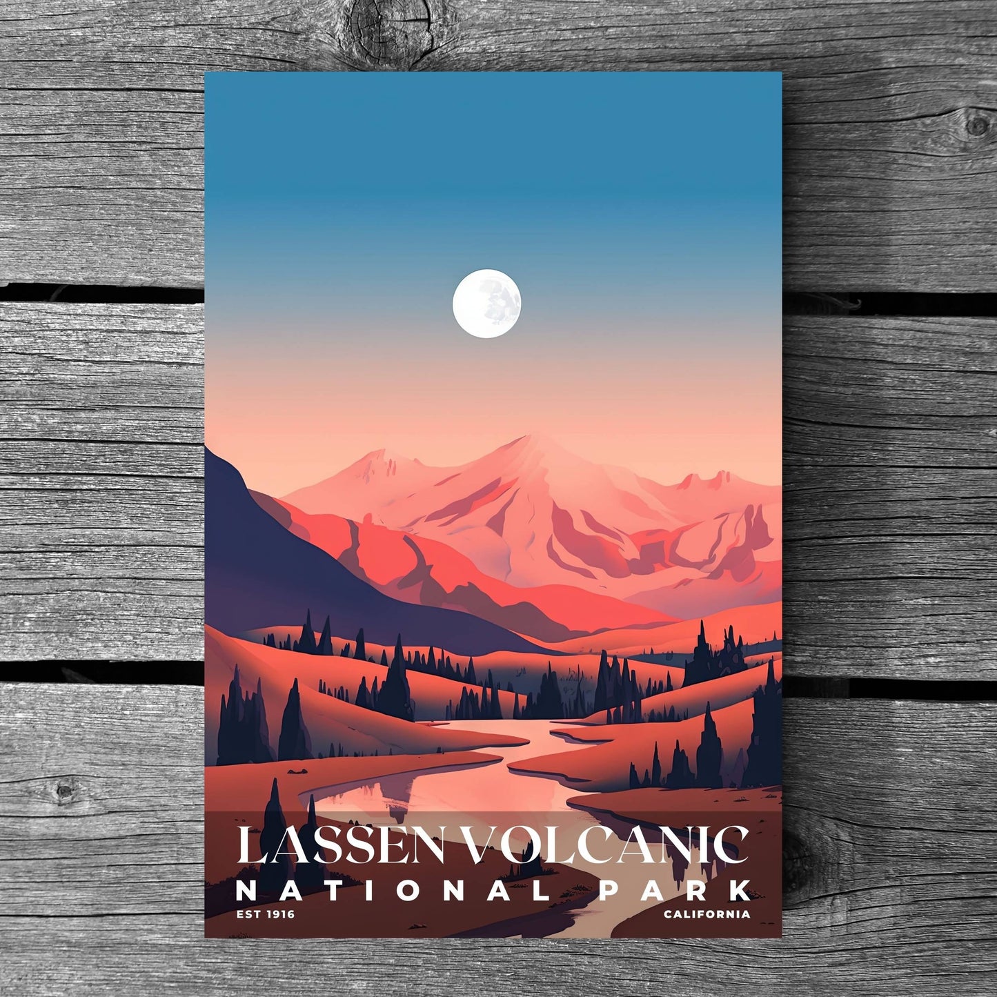 Lassen Volcanic National Park Poster | S03