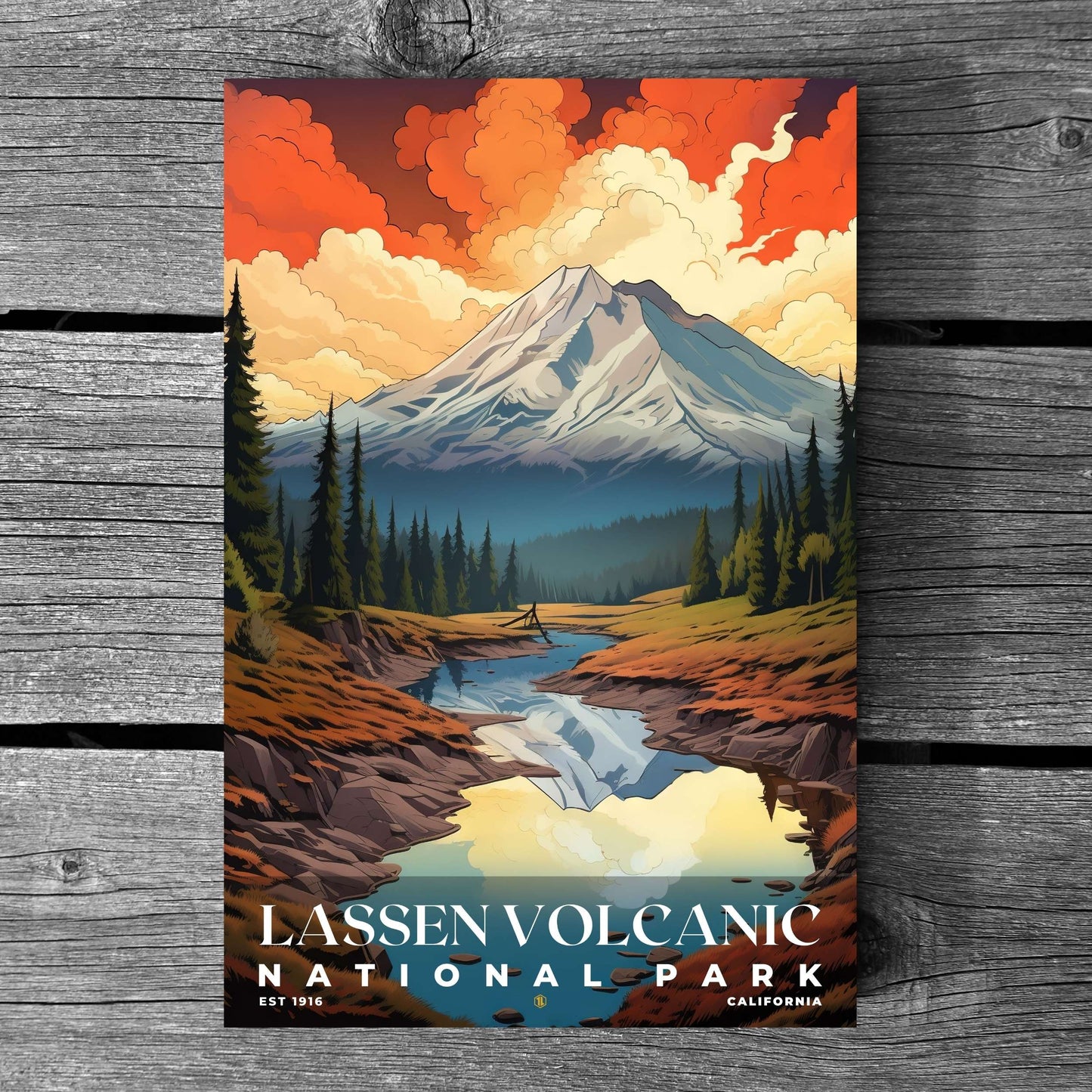 Lassen Volcanic National Park Poster | S07