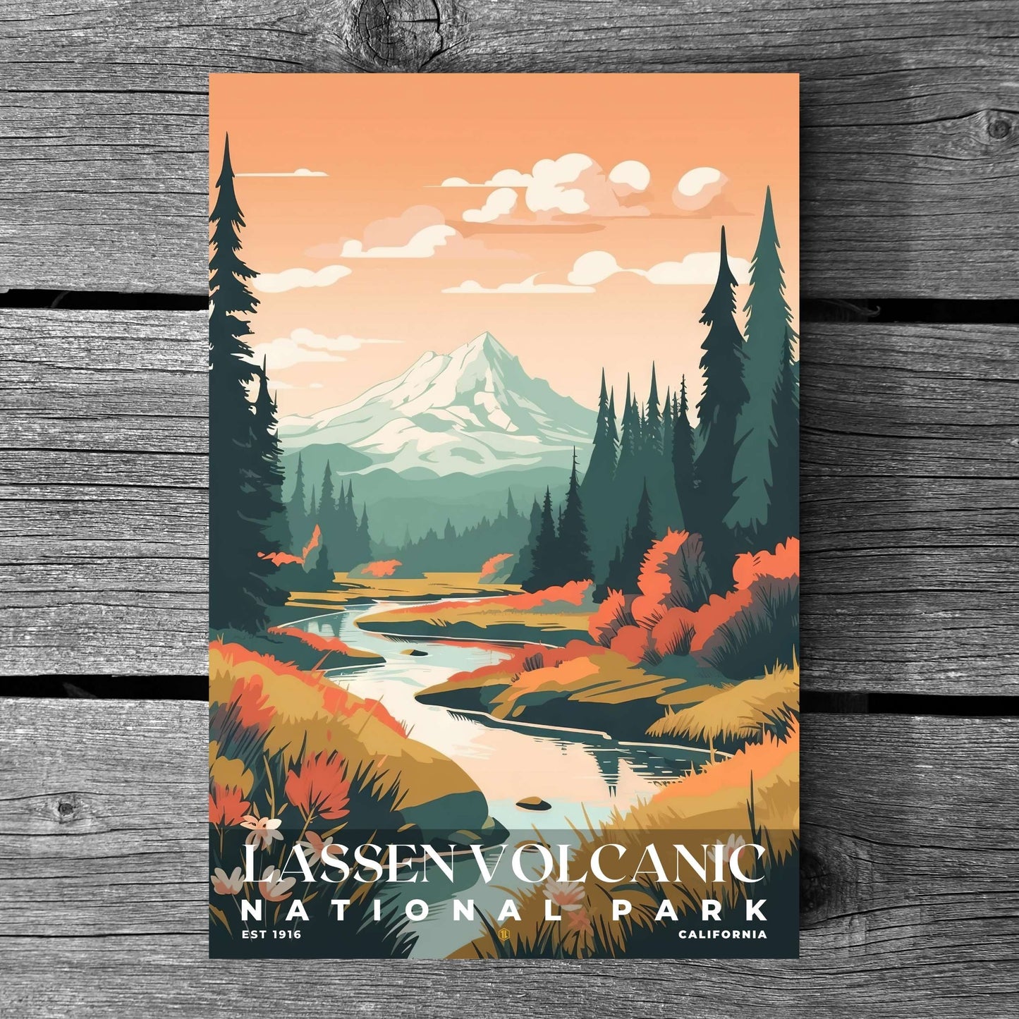 Lassen Volcanic National Park Poster | S05