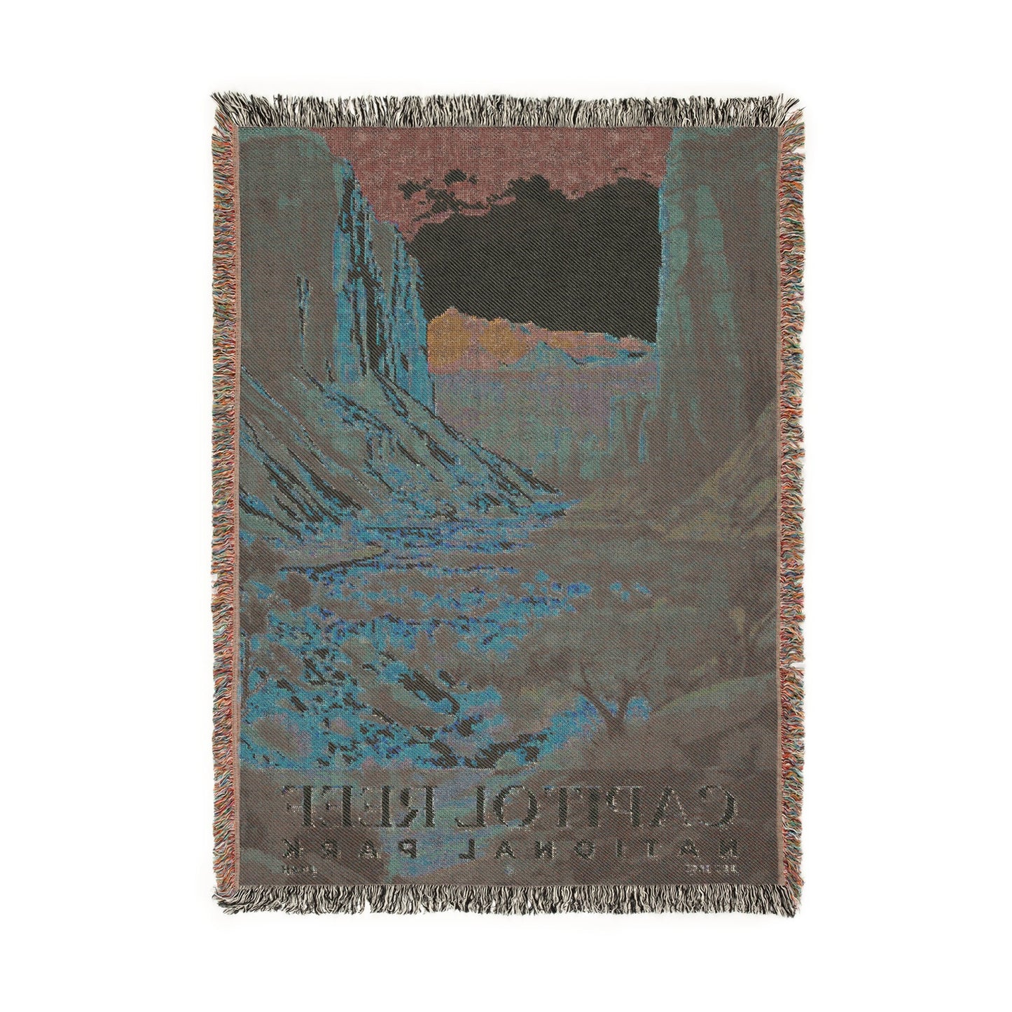Capitol Reef National Park Woven Blanket | S02