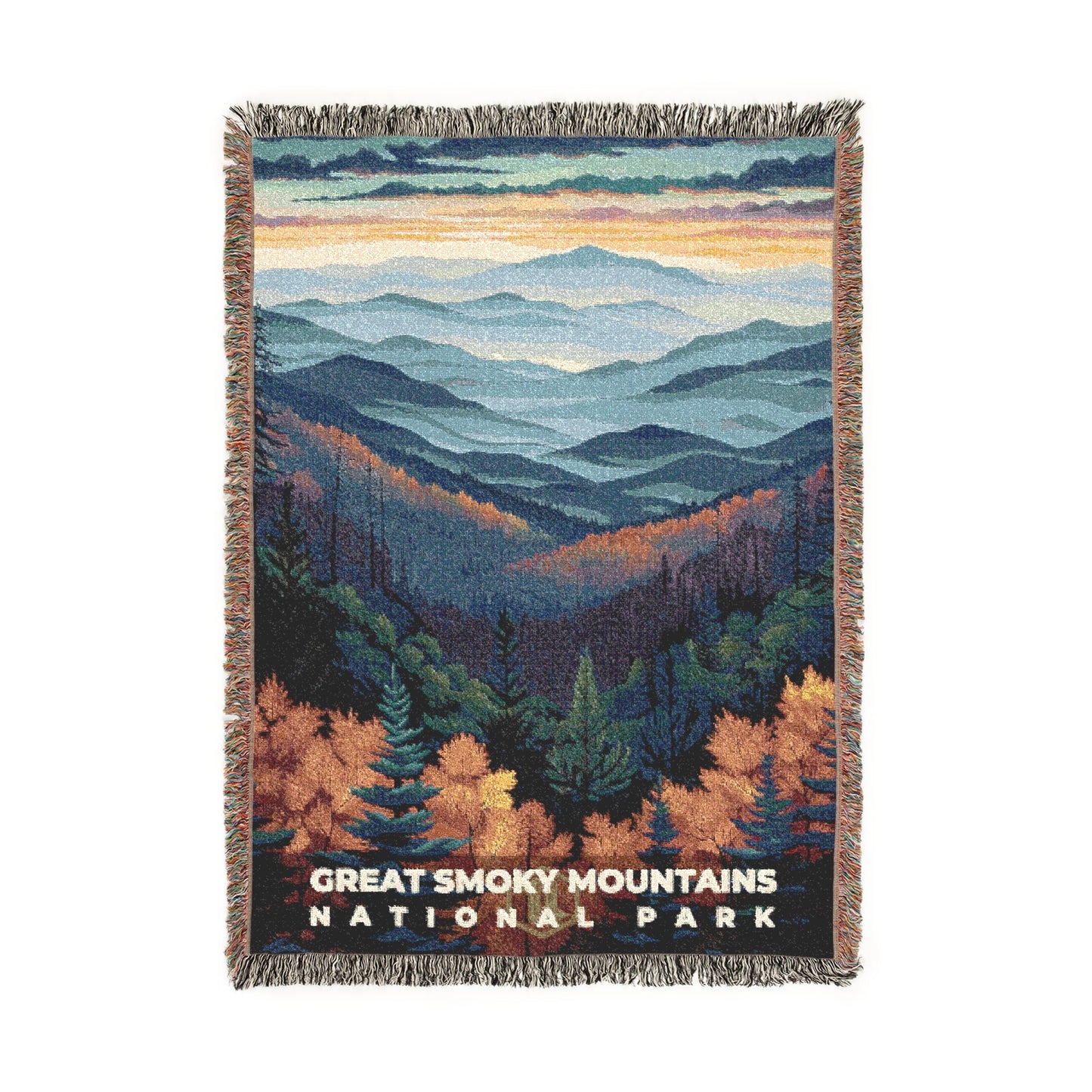 Great Smoky Mountains National Park Woven Blanket | S11