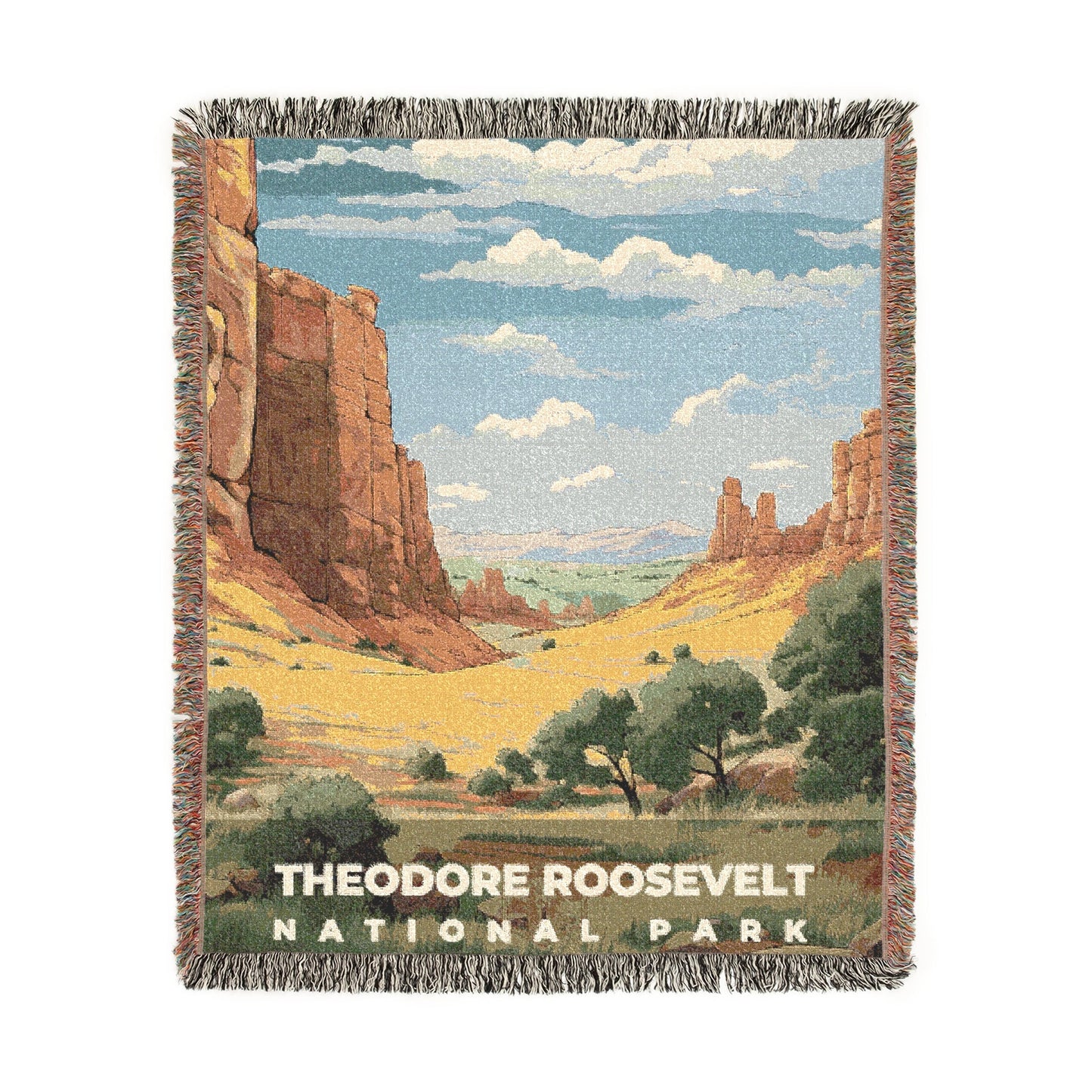 Theodore Roosevelt National Park Woven Blanket | S07