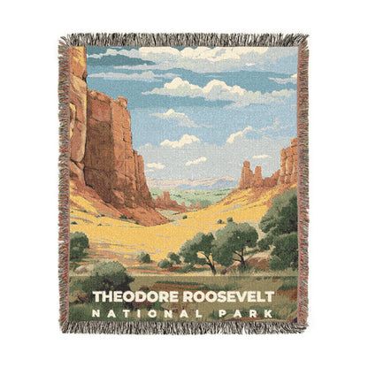 Theodore Roosevelt National Park Woven Blanket | S07