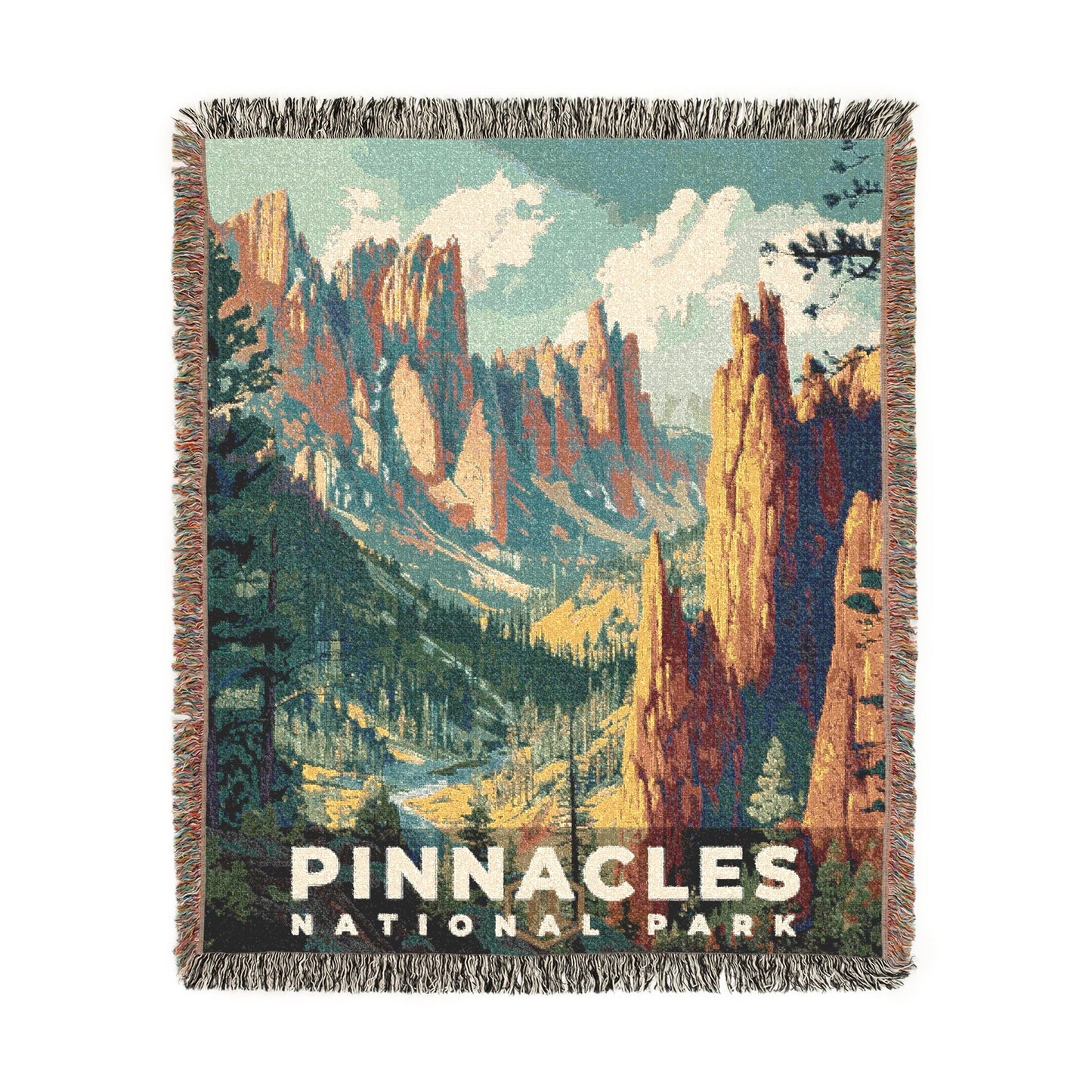 Pinnacles National Park Woven Blanket | S11