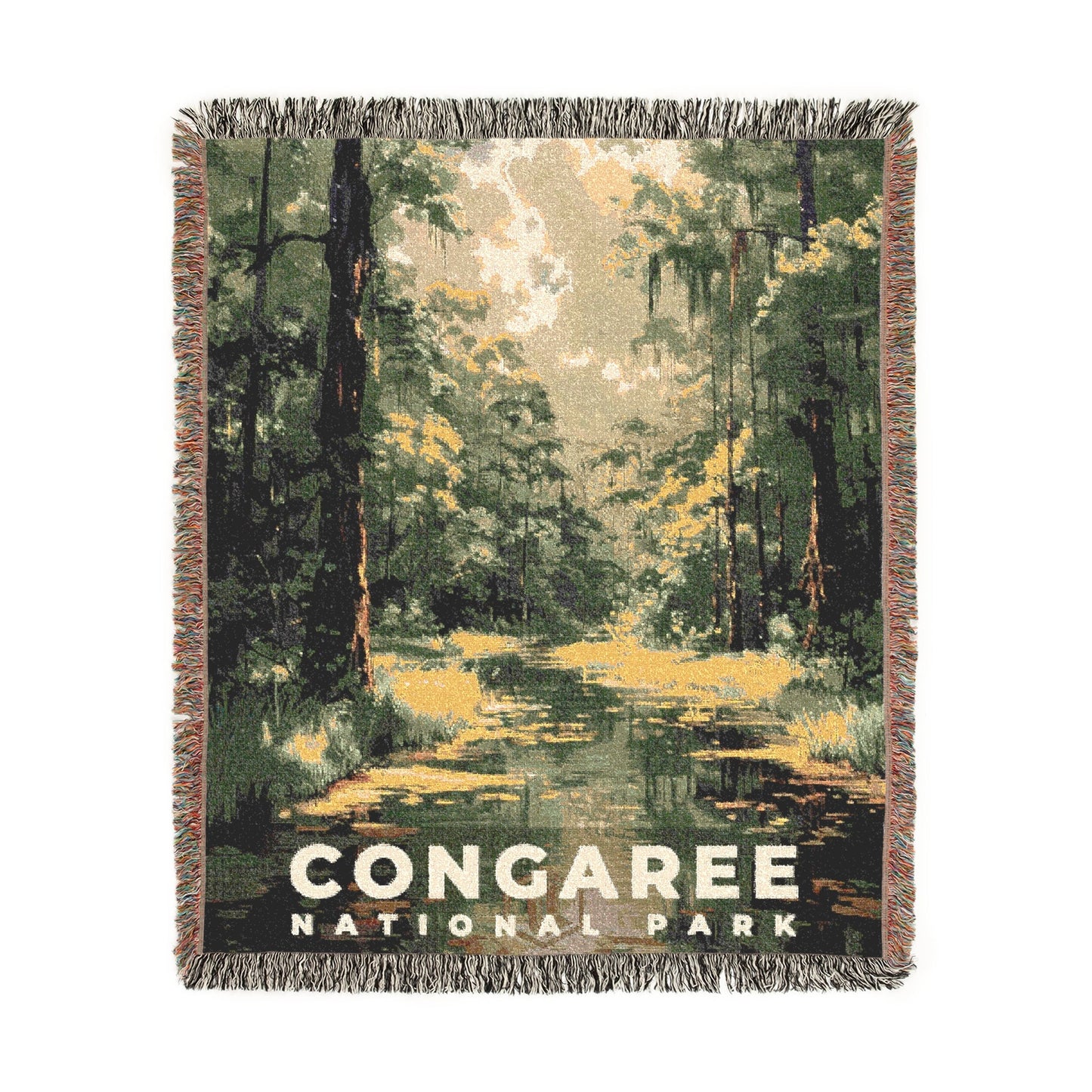 Congaree National Park Woven Blanket | S13