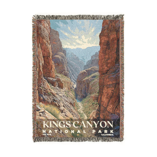 Kings Canyon National Park Woven Blanket | S02