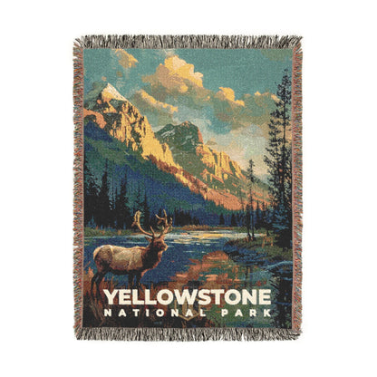 Yellowstone National Park Woven Blanket | S13