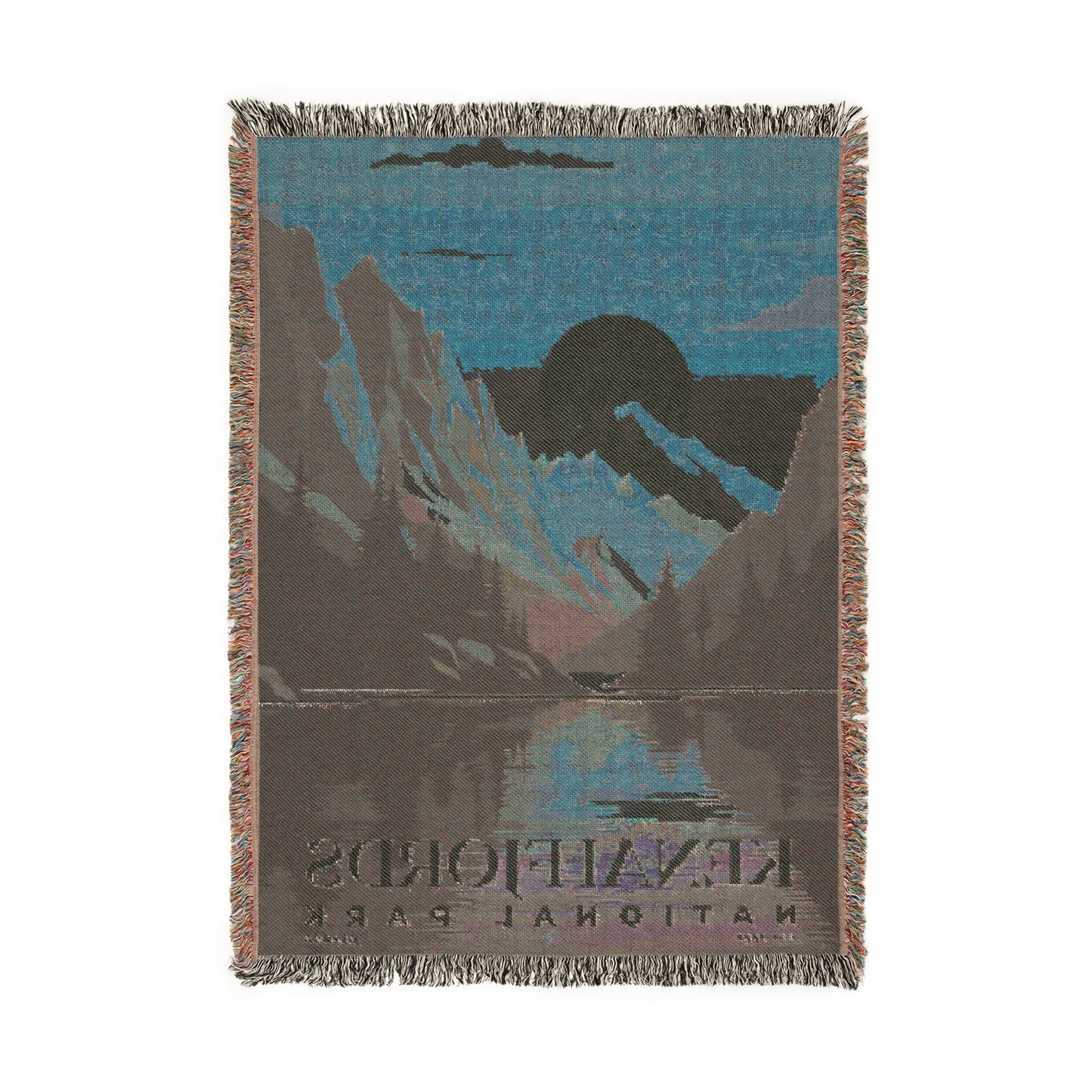 Kenai Fjords National Park Woven Blanket | S05
