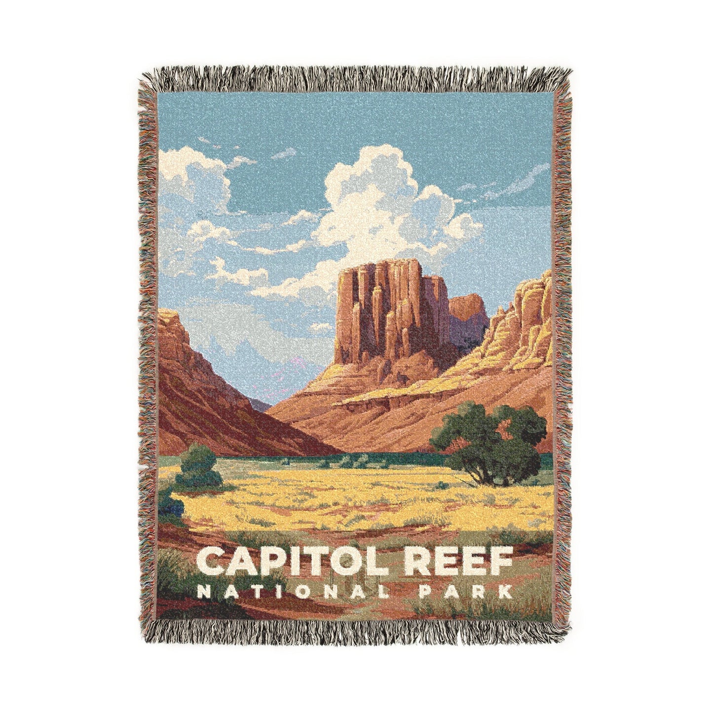 Capitol Reef National Park Woven Blanket | S07