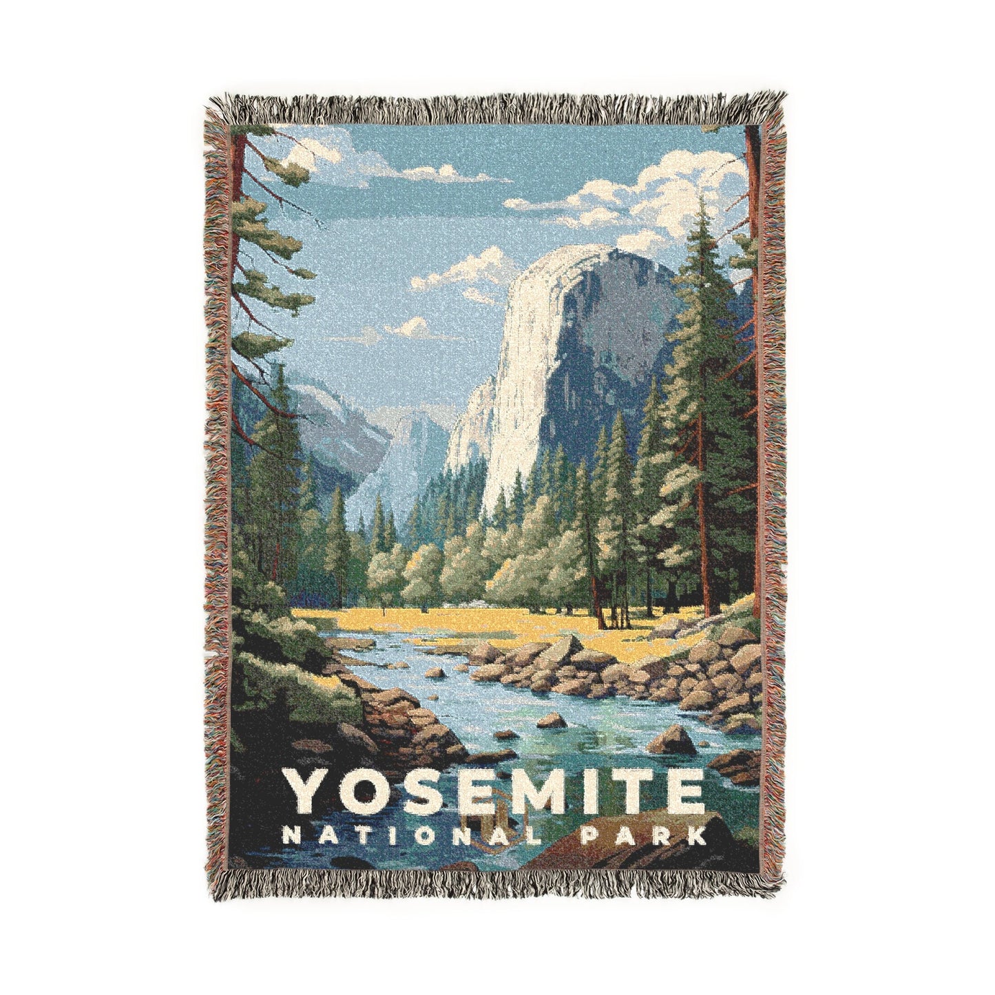 Yosemite National Park Woven Blanket | S07