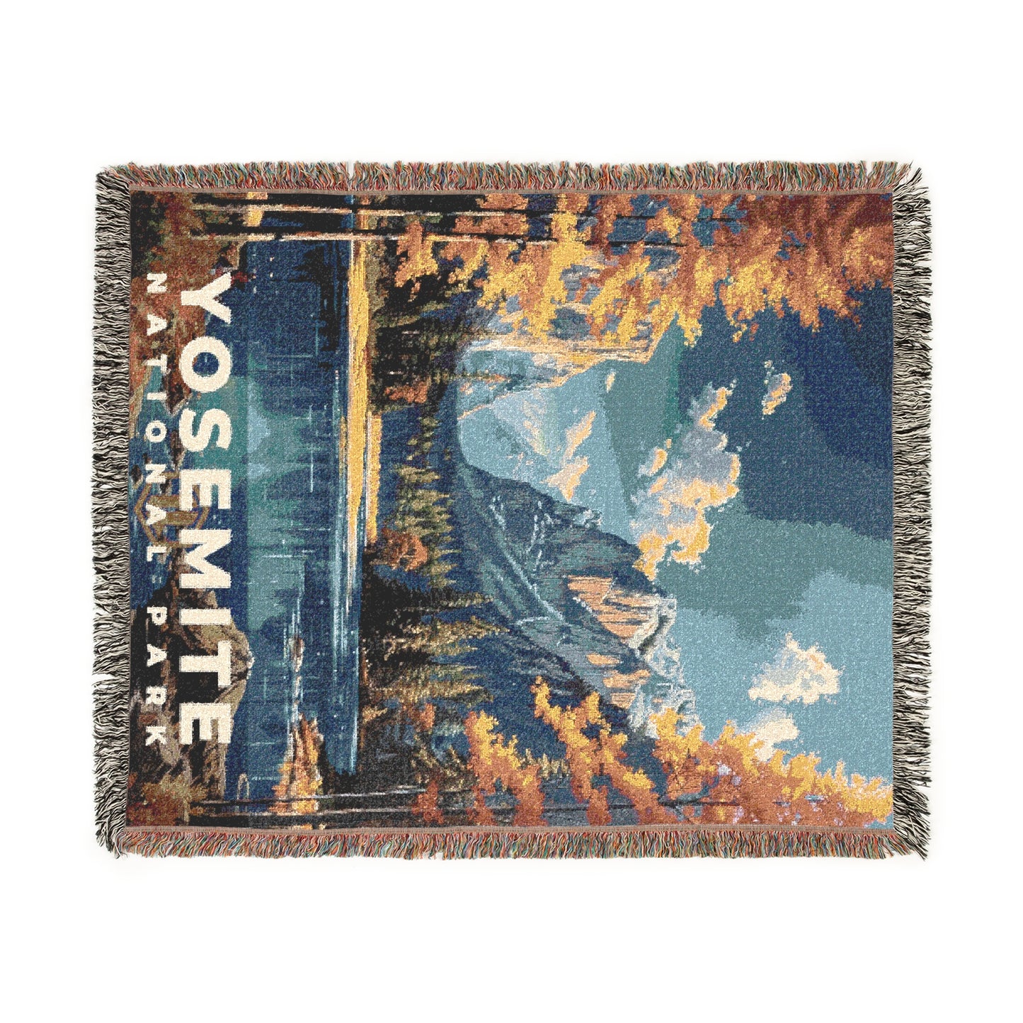 Yosemite National Park Woven Blanket | S16