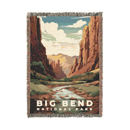 Big Bend National Park Woven Blanket | S07