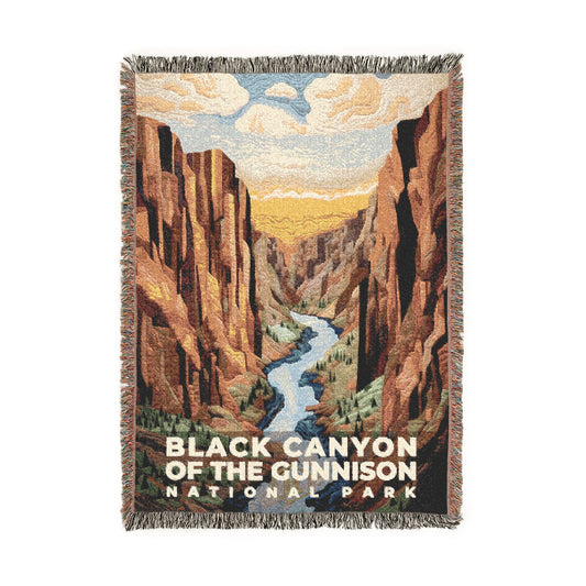 Black Canyon of the Gunnison National Park Woven Blanket | S09