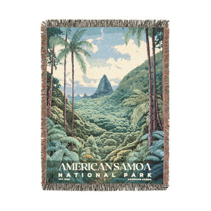 American Samoa National Park Woven Blanket | S02
