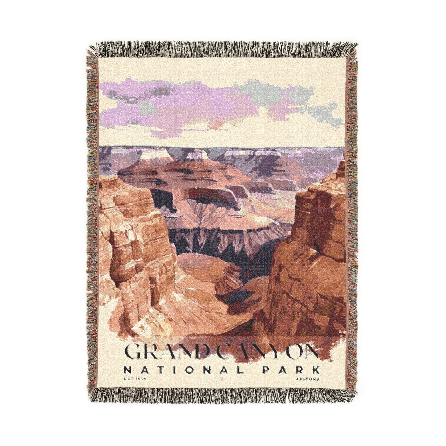 Grand Canyon National Park Woven Blanket | S04