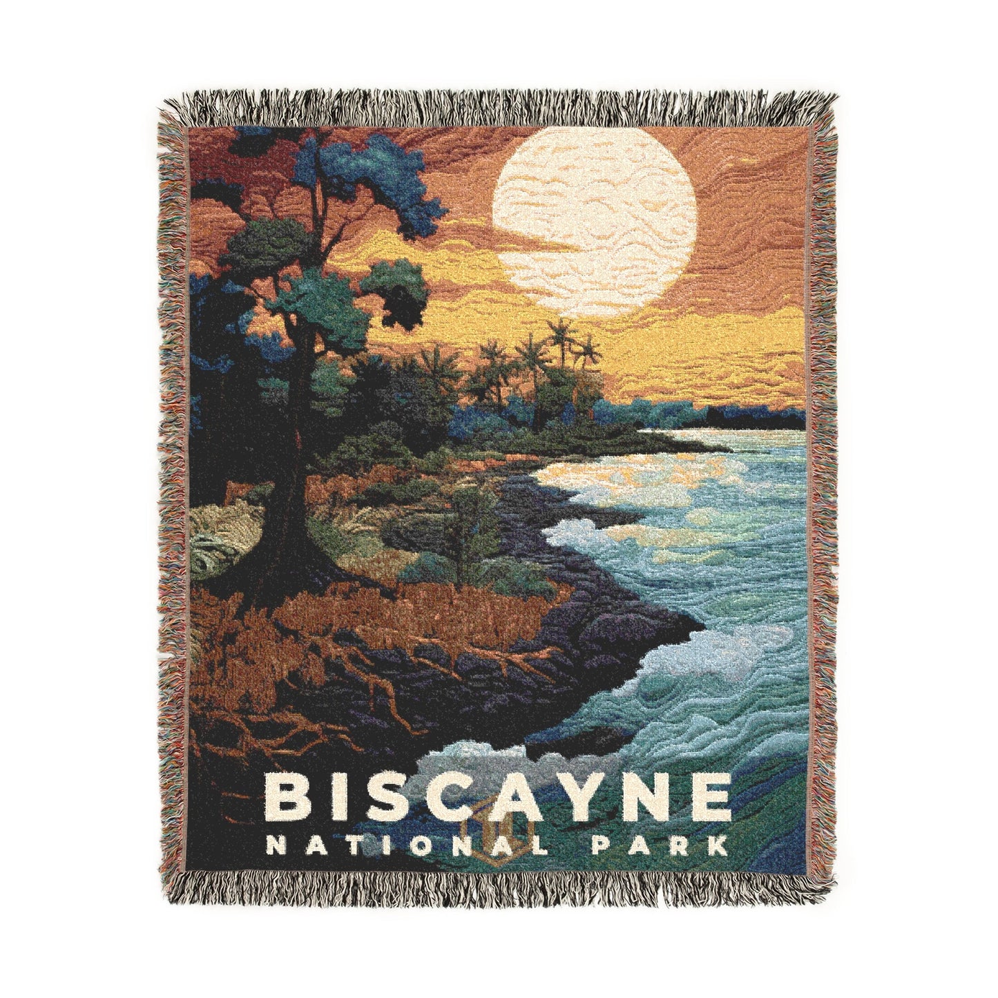 Biscayne National Park Woven Blanket | S09