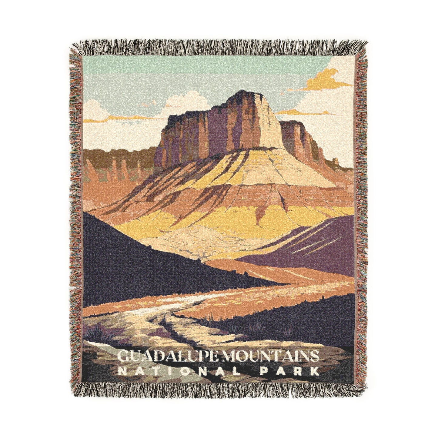 Guadalupe Mountains National Park Woven Blanket | S01