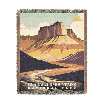 Guadalupe Mountains National Park Woven Blanket | S01