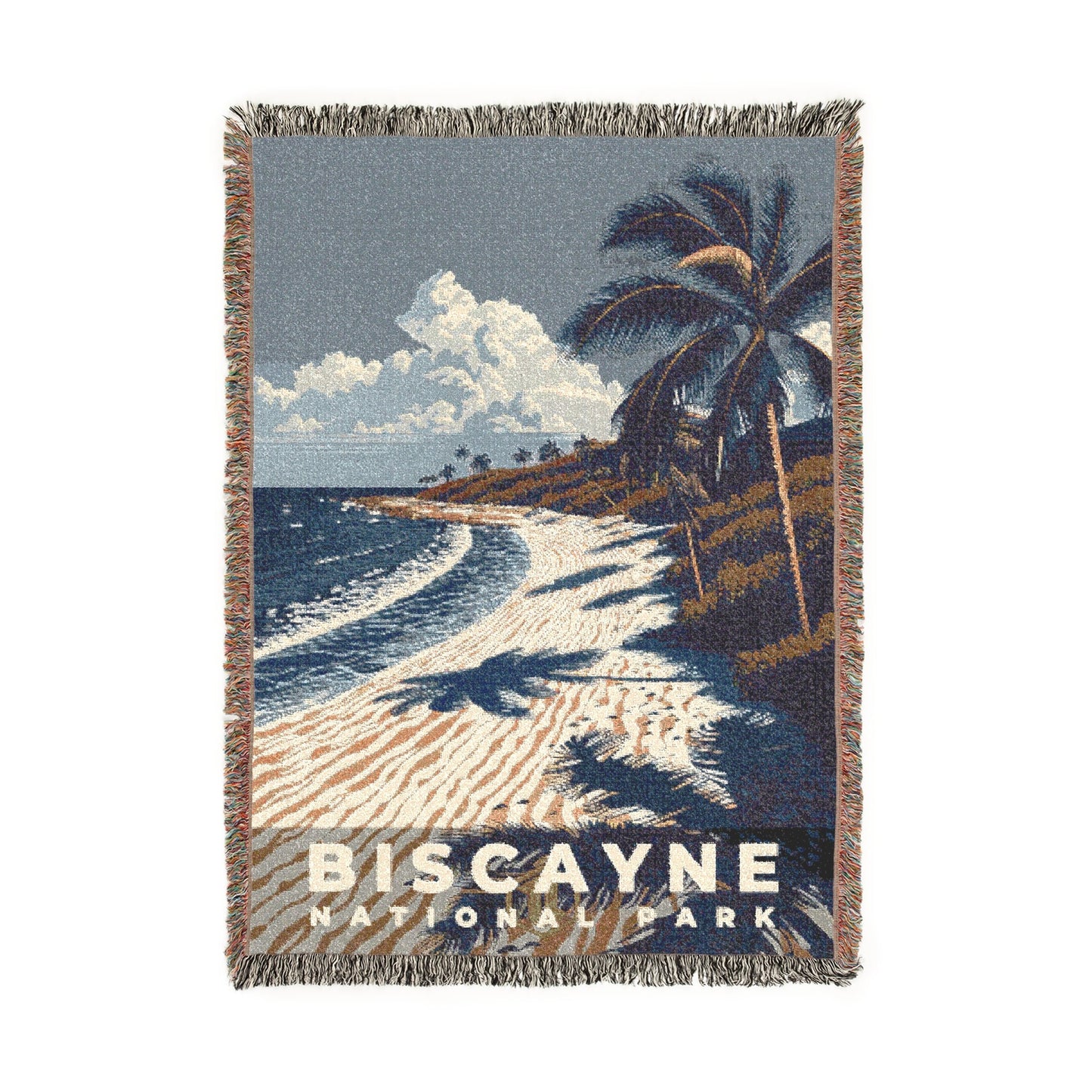 Biscayne National Park Woven Blanket | S19