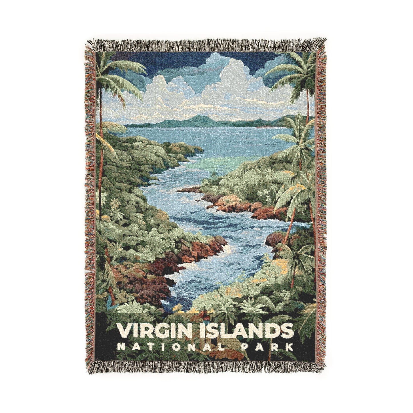 Virgin Islands National Park Woven Blanket | S09