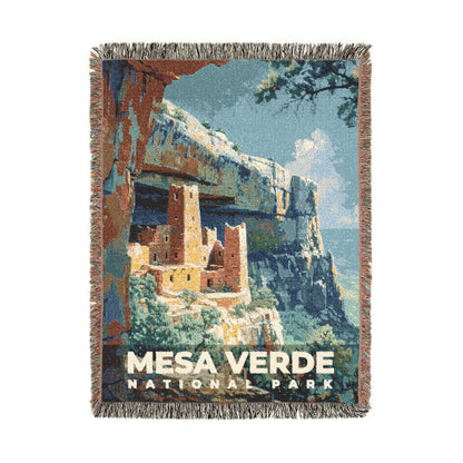 Mesa Verde National Park Woven Blanket | S13