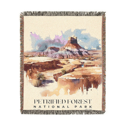 Petrified Forest National Park Woven Blanket | S04