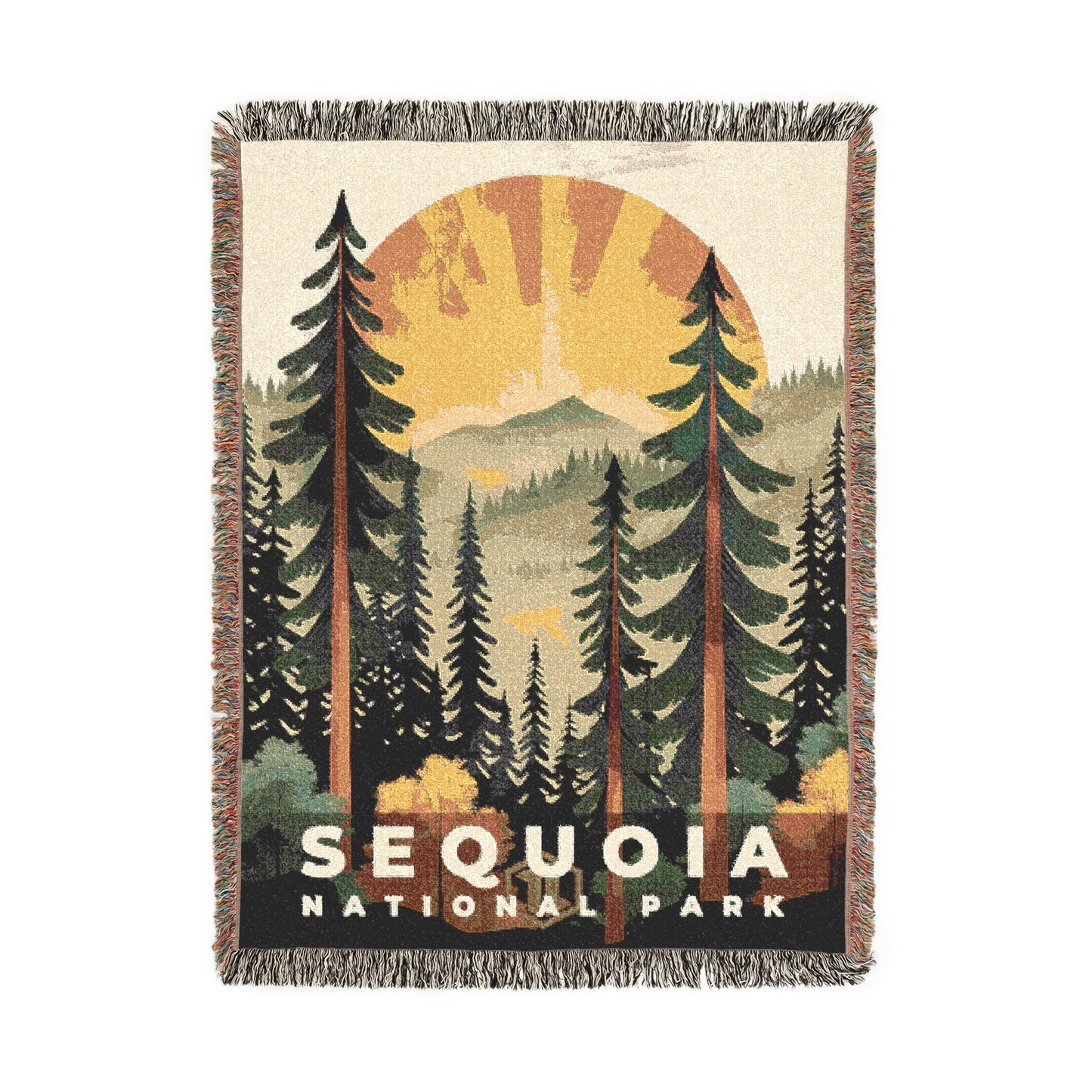 Sequoia National Park Woven Blanket | S20