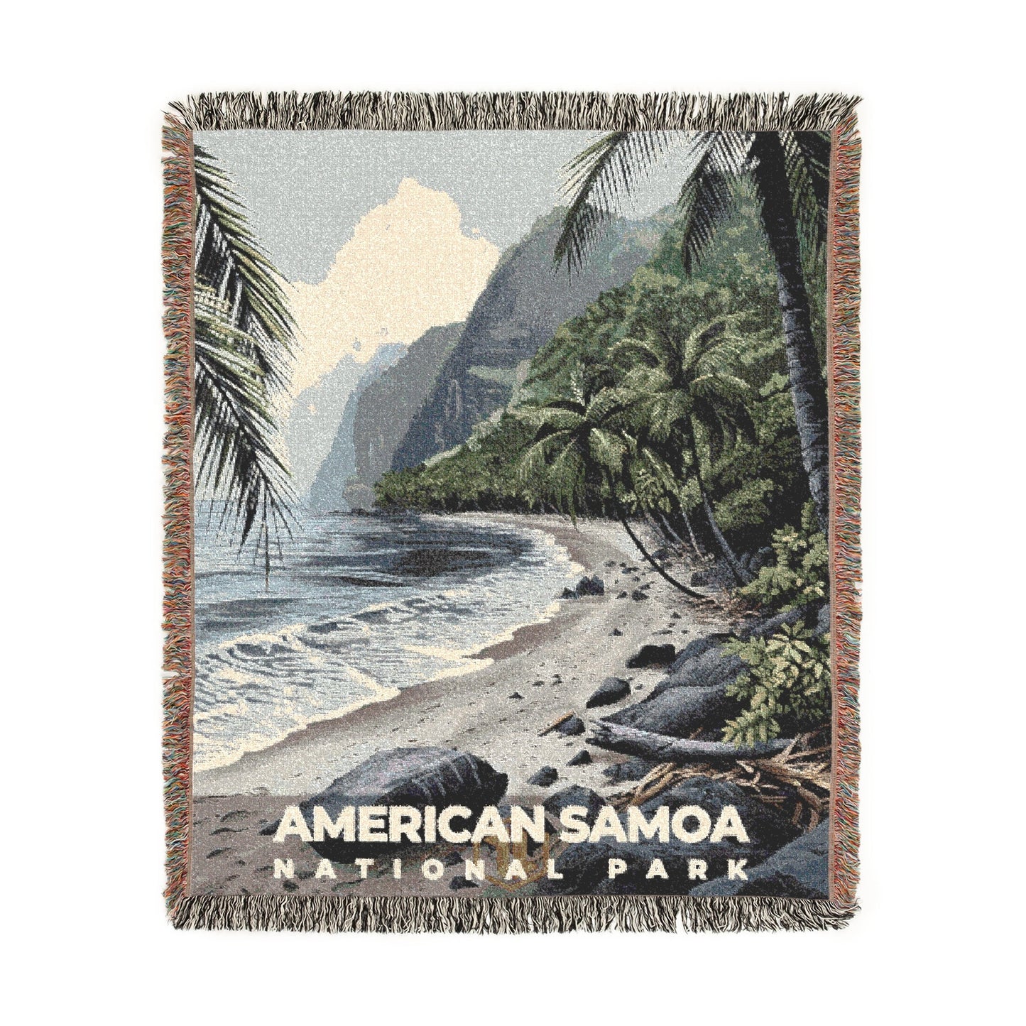 American Samoa National Park Woven Blanket | S17