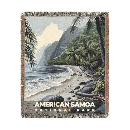 American Samoa National Park Woven Blanket | S17