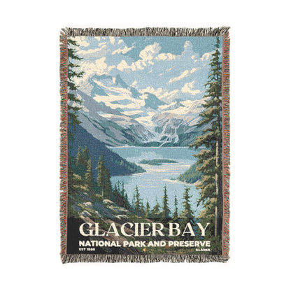 Glacier Bay National Park Woven Blanket | S02