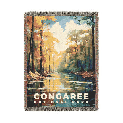 Congaree National Park Woven Blanket | S06