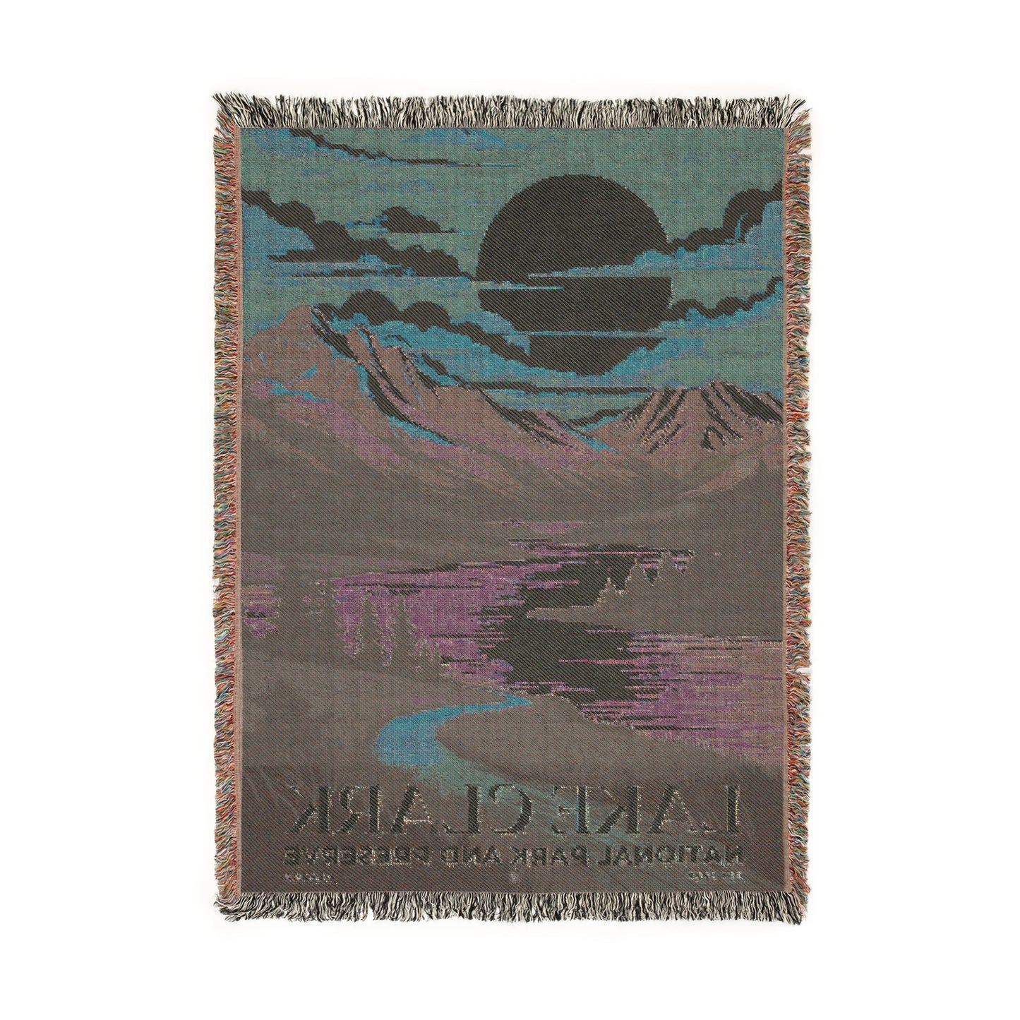 Lake Clark National Park Woven Blanket | S05
