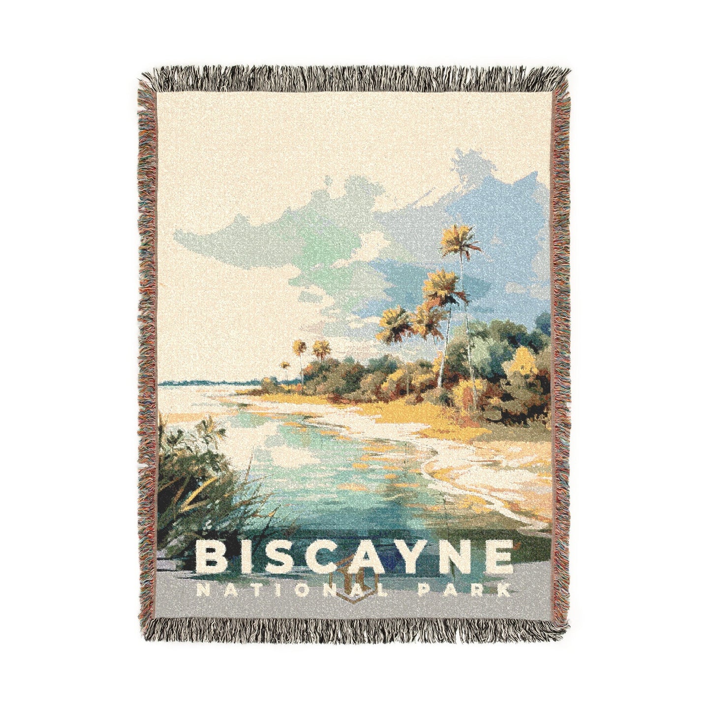 Biscayne National Park Woven Blanket | S08