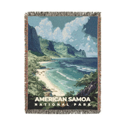 American Samoa National Park Woven Blanket | S13