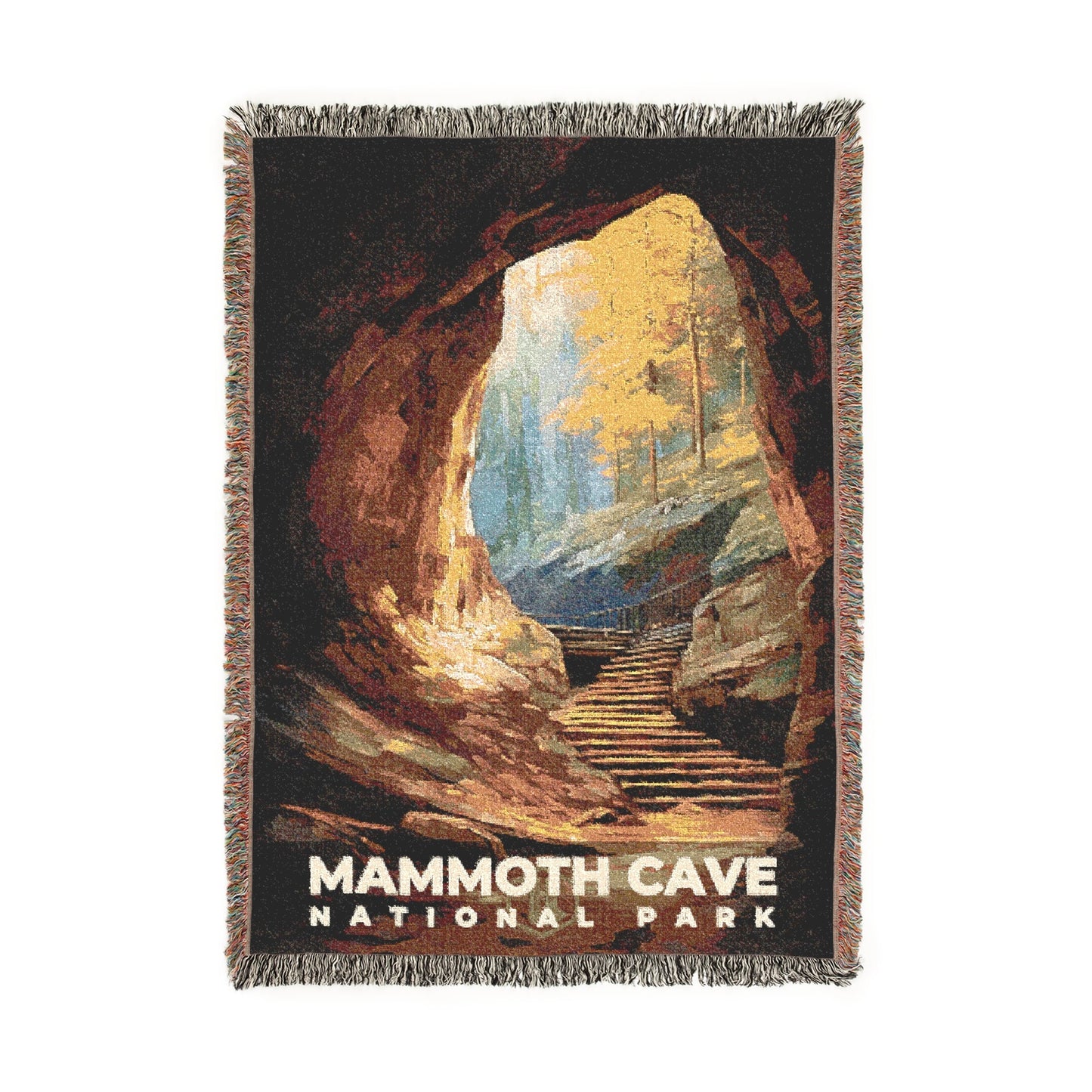 Mammoth Cave National Park Woven Blanket | S06