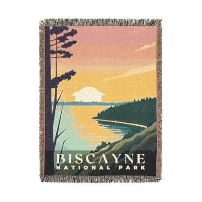 Biscayne National Park Woven Blanket | S01