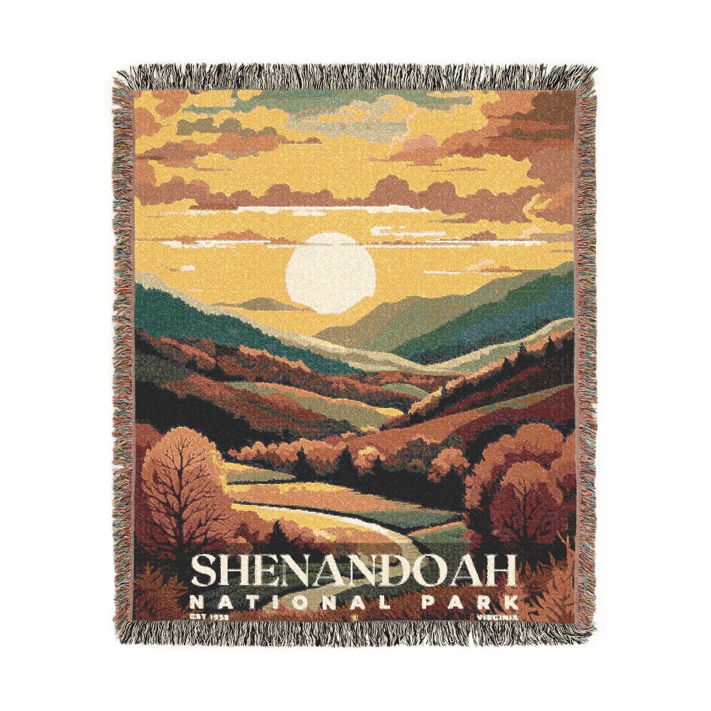 Shenandoah National Park Woven Blanket | S05