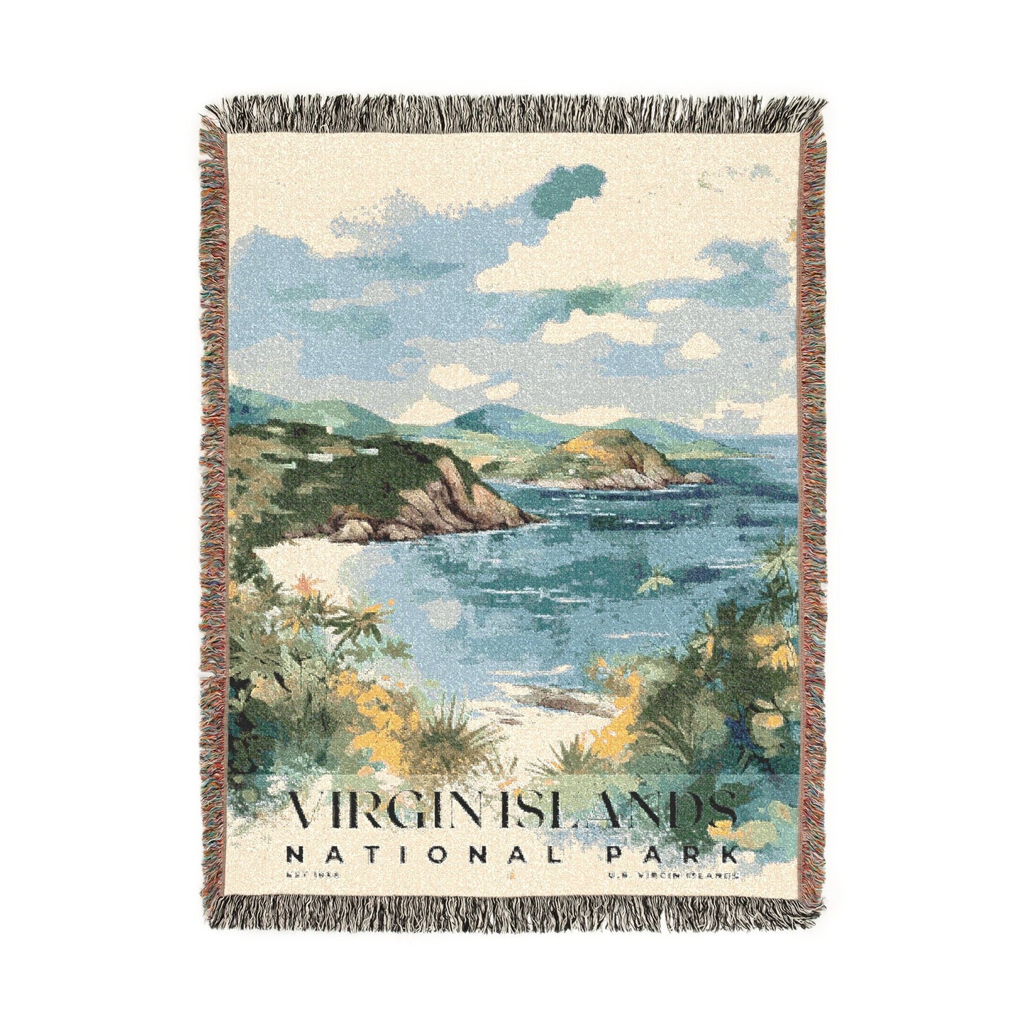 Virgin Islands National Park Woven Blanket | S04