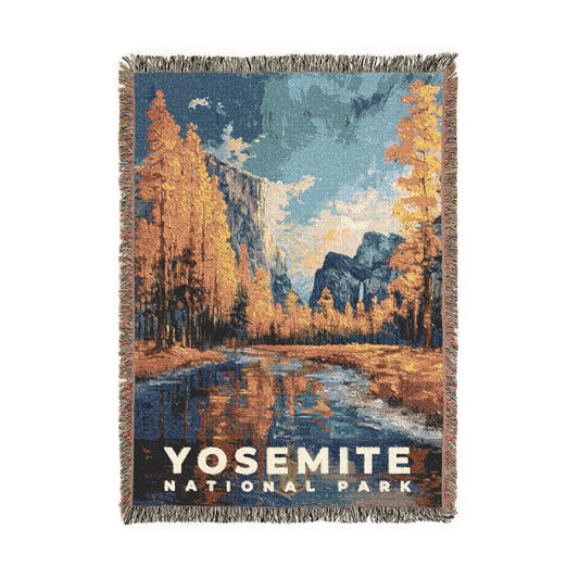 Yosemite National Park Woven Blanket | S14