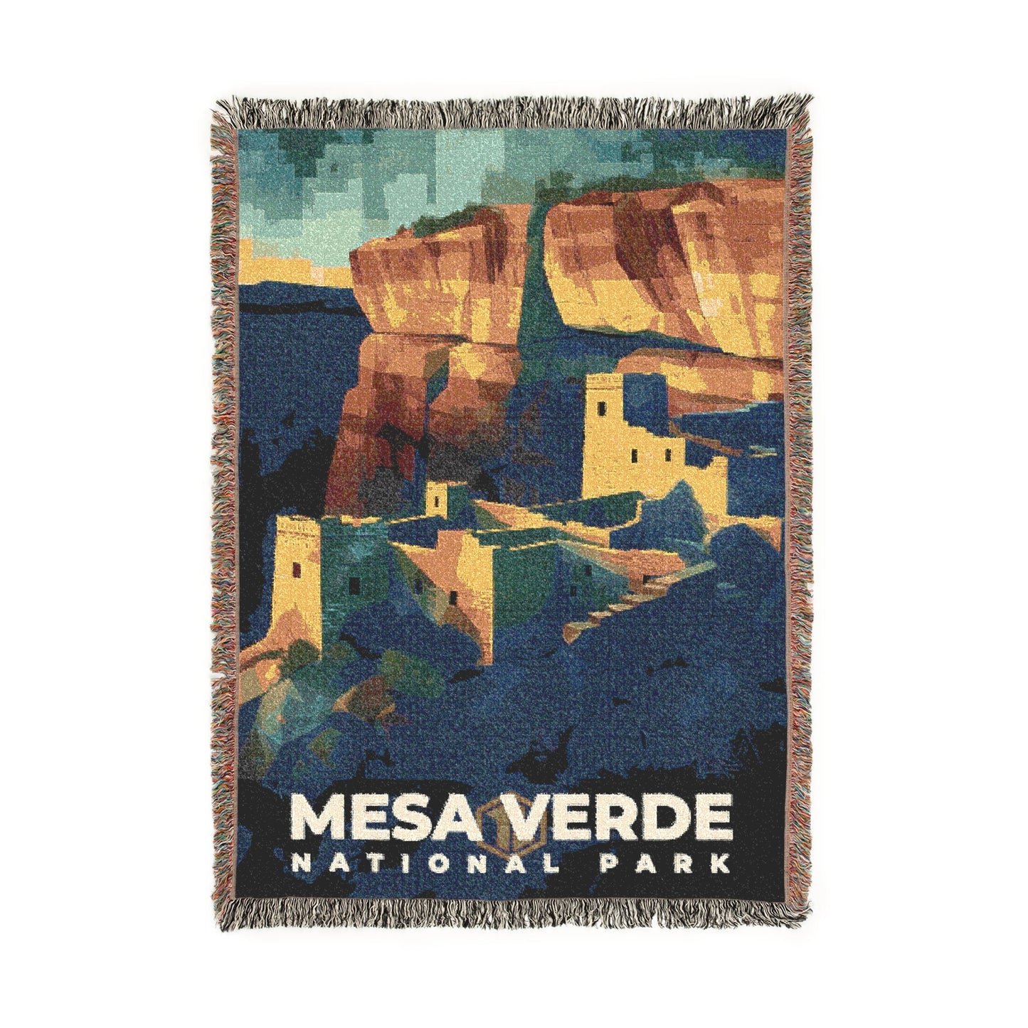Mesa Verde National Park Woven Blanket | S20