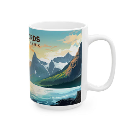 Kenai Fjords National Park Mug | White Ceramic Mug (11oz, 15oz)